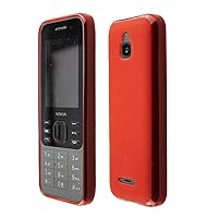 TPU-Case for Nokia 6300 4G with Shock Protection, Colored in red, Composed of TPU