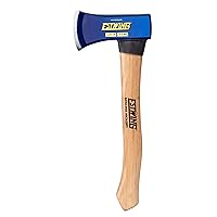Axe, 14 Inch Handle, 1.25 lb Head with Hickory Wood Handle, Model #62370