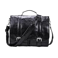 Men's Genuine Leather Business Briefcase Handbag Laptop Casual Large Shoulder Bag Vintage Messenger Bags