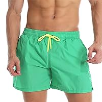 Men's Swim Trunks Quick Dry Board Shorts with Mesh Lining, Breathable Surf Beach Shorts Swimwear Bathing Suits