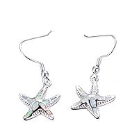Starfish White Opal earring old fashion earrings