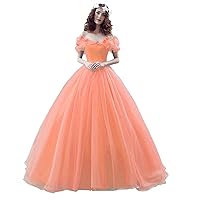 ZHengquan Girls Dresses Butterfly Off The Shoulder Tulle Girls Pageant Dresses Princess Flower Party Gowns