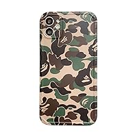 Cool Case Compatible with iPhone 13 Pro,Silicone Shockproof Camo Street Fashion Full Body Protection Cover/Case for iPhone 13 Pro