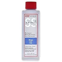Ionic Shine Shades Liquid Hair Color Beige for Unisex, 3 Ounce