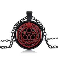 Silent Hill Halo of The Sun Pendant, Necklace, Handmade Round Black Necklace, Jewelry