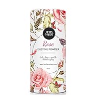 Rose Talc Free Dusting Powders Made with Arrowroot, Soothing Oats, zinc, and Magnesium. Free of Baking Soda. for Chafing, deodorizing, Sweating