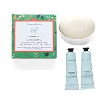 Crabtree & Evelyn Goatmilk Bar Soap 6.5 oz & Hand Therapy .9 oz Set