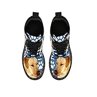 Artist Unknown Labrador Retriever Double Side Print Boots for Men