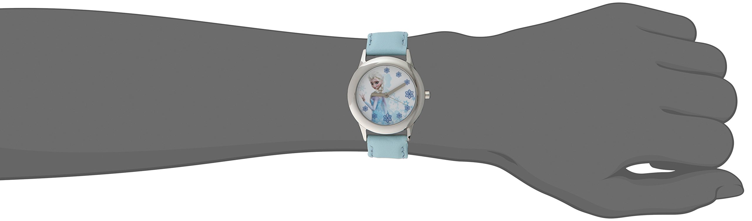 Disney Frozen Kids' Stainless Steel Time Teacher Analog Quartz Strap Watch