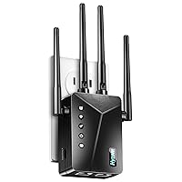 2024 Extendtecc WiFi Extender Signal Booster | New Gen 5X Faster Than Ever Signal Amplifier for Home, Longest Range Internet Boosters WiFi Repeater with Ethernet Port | Coverage up to 9,882 sq.ft