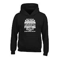 Im Fighting Gout.its Not A Sign Of Weakness - Adult Hoodie 5xl Black