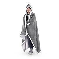 Premium Wearable Hooded Blanket for Adult Women and Men 71