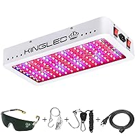 2023 Newest 1500w LED Grow Lights with Samsung LM301B LEDs 4 * 4 ft Coverage Full Spectrum Grow Lights for Indoor Hydroponic Plants Greenhouse Growing Lamps Veg Bloom Daul Mode