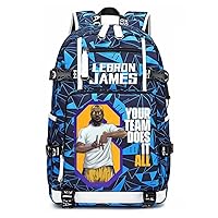 Basketball Player James Multifunction Backpack Travel Backpack Fans Bag For Men Women (Style 18)