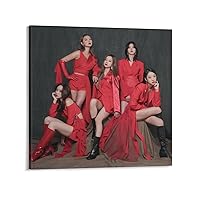 K-pop Artist Poster Exid Bad Girl For You Ver. 3rd Teaser Print on Canvas Painting Wall Art for Living Room Home Decor Boy Gift 20x20inch(50x50cm)