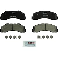 BOSCH BC1414 QuietCast Premium Ceramic Disc Brake Pad Set - Compatible With Select Ford Expedition, F-150; Lincoln Navigator; FRONT