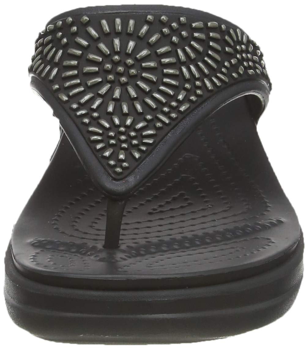 Mua Crocs Women's Monterey Diamante Slip On Wedge | Wedge Sandals for Women  trên Amazon Mỹ chính hãng 2023 | Fado