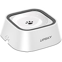 UPSKY Dog Bowl Dog Water Bowl No Spill Pet Water Bowl No Drip Slow Water Feeder Dog Bowl No-Slip Pet Water Dispenser 35oz Slow Drinking Bowl for Dogs and Cats