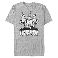 STAR WARS Big & Tall Birthday Trooper Sixteenth Men's Tops Short Sleeve Tee Shirt