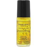 Orange Clove Perfume Oil, 1.0 Oz Portable Roll-On Fragrance with Long-Lasting Scent, Delightful Essential Oils and Jojoba Oil For Daily Use