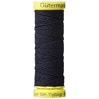 Gutermann Elastic Thread 11 Yards-Navy