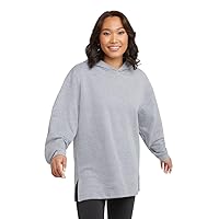 Hanes Womens Ecosmart Fleece Hoodie, Cotton Sweatshirt For Women, Kanga Pocket