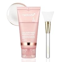 Collagen Night Wrapping Peel Off Facial Mask with Jelly Brush