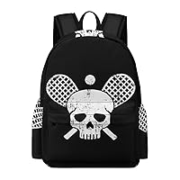 Squash Skull Backpack Printed Laptop Backpack Shoulder Bag Business Bags Daily Backpack for Women Men
