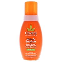 Hempz Yuzu and Starfruit Instant Sunless Bronzing Mousse for Fair Unisex Bronzer 8.5 oz