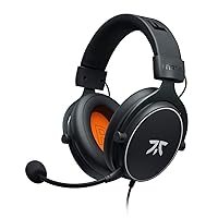 Fnatic React Gaming Headset for Esports with 53mm Drivers, Metal Frame, Precise Stereo Sound, Broadcaster Detachable Microphone, 3.5mm Jack [PC, PS4, PS5, Xbox ONE, Xbox Series X] [Playstation_4]
