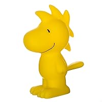 Peanuts for Pets Charlie Brown Woodstock Vinyl Squeaker Dog Toy | Squeaky Dog Toy for All Dogs | Charlie Brown Plastic Dog Toys for Aggressive Chewers - Fun and Cute Yellow Dog Chew Toy, 5.5 Inch