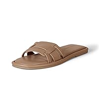 Amazon Essentials Women's Woven Padded Slide Sandal