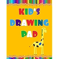 Kid's Drawing Pad A4: Drawing Paper for Children | Thick Paper – Large Format Sketch Book for Kids 210 x 297mm