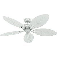 Hunter Bayview Indoor / Outdoor Ceiling Fan with Pull Chain Control, 54