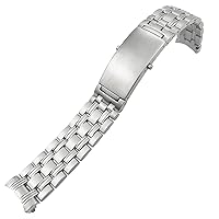 316L Stainless Steel Curved End Watchband 20mm 22mm Fit For Omega Seamaster Planet Ocean Diver 300 Silver Solid Watch Strap