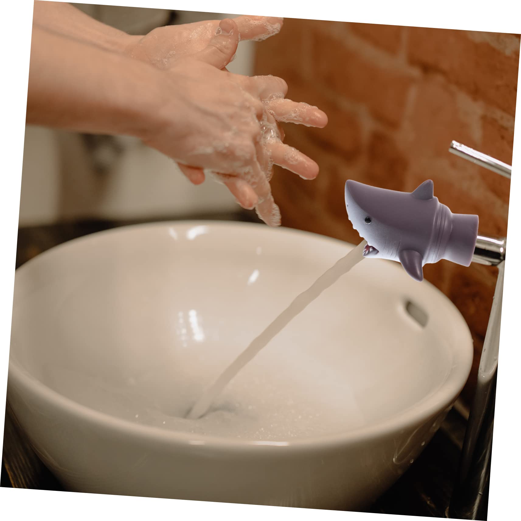 2pcs Hand Wash Extender Bathtub Bath Tub Tools Sink Extender Sink Faucet Sink Aerator Baby Tub Baby Washing Faucet Extender Water Guiding Extender Cartoon Pp Child Extension Cord