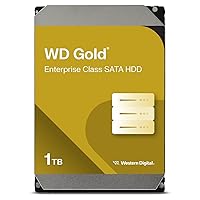 Western Digital 1TB WD Gold Enterprise Class Internal Hard Drive - 7200 RPM Class, SATA 6 Gb/s, 128 MB Cache, 3.5