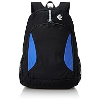 Converse Team Daypack Backpack, Water Repellent, Reflector Function, Capacity: 9.9 gal (37 L), Black/R Blue