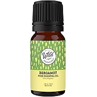 Wild Essentials Bergamot 100% Pure Essential Oil - 10ml, Therapeutic Grade, Made and Bottled in The USA, Citrus, Uplifting