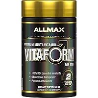ALLMAX Nutrition - Vitaform - Multi-Vitamin for Men, 60 Tablets (Pack of 1)