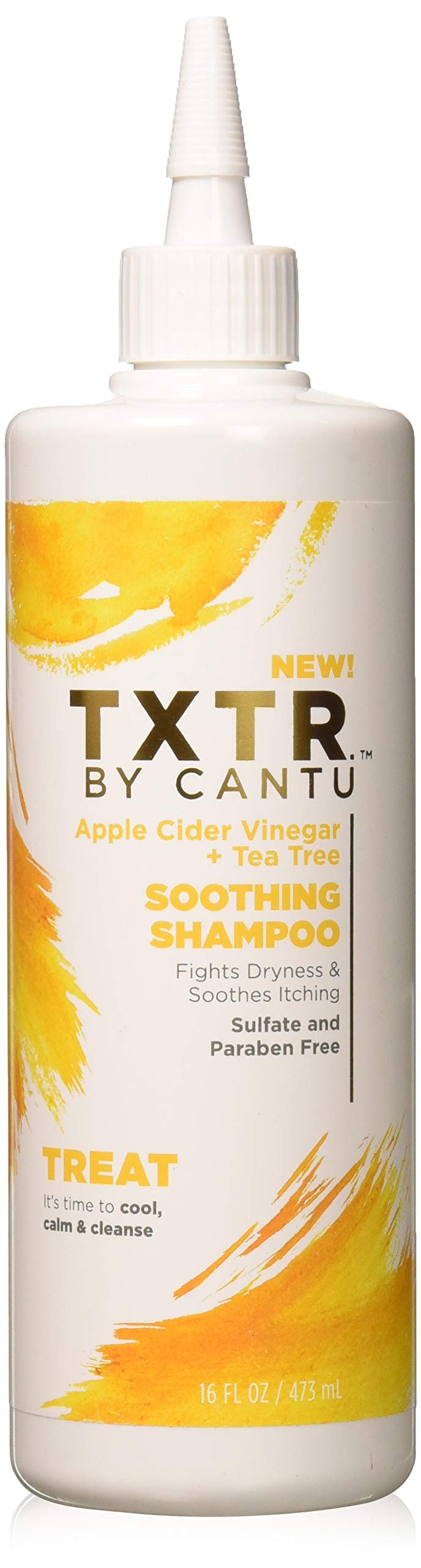 Cantu Txtr By Apple Cider Vinegar + Tea Tree Soothing Shampoo - 16 Fl Oz, 16 Oz