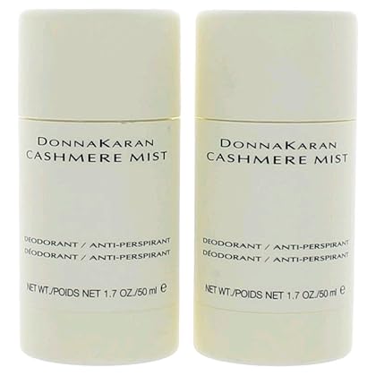 Donna Karan Cashmere Mist Deodorant / Anti-Perspirant 1.7 oz (Pack of 2)