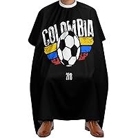 Colombian Football Flag Adults Barber Cape Lightweight Styling Hair Cutting Cape Hairdressing Cape Gown Apron