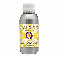 Deve Herbes Pure Honey Suckle Essential Oil (Lonicera Japonica) Steam Distilled 1250ml(42oz)