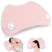 Cervical Pillow for Neck and Shoulder, Odorless Memory Foam Pillow with Cooling Pillowcase, Adjustable Ergonomic Neck Support Pillow for Side, Back, Stomach Sleepers