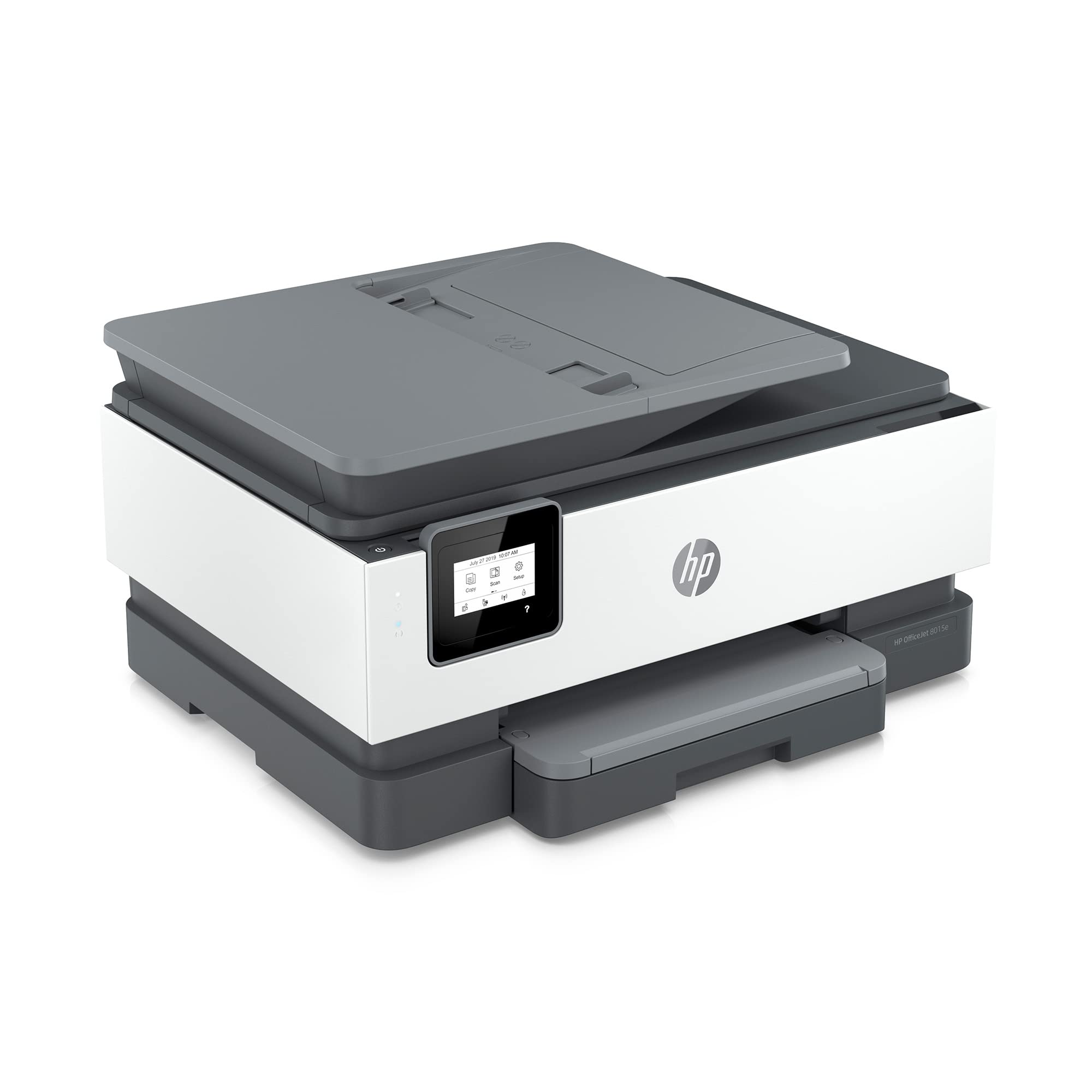 HP OfficeJet 8015e Wireless Color All-in-One Printer with 6 Months Free Ink with HP+(228F5A), White