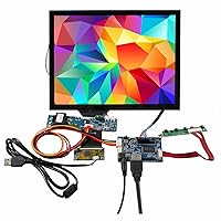 VSDISPLAY 10.4'' 1024x768 IPS LCD Touch Screen Portable Monitor High Brightness 1300Nits for Extra Display,Supports HD-MI Video Input