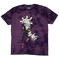 My Hero Academia Men's Tomura Shigaraki Hands of The Dead Tie-Dye Adult Anime T-Shirt