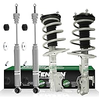 SENSEN 105810-SH Front Rear Left Right Complete Strut Assembly Shocks Compatible/Replacement for 2012-2014 Toyota Prius V