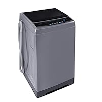 COMFEE’ 1.6 Cu.ft Portable Washing Machine, 11lbs Capacity Fully Automatic Compact Washer with Wheels, 6 Wash Programs Laundry Drain Pump, Ideal for Apartments, RV, Camping, Magnetic Gray